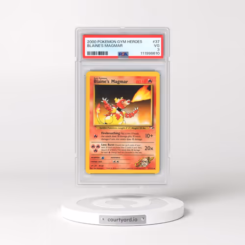2000 Pokémon Gym Heroes #37 Blaine's Magmar (PSA 3 VG)