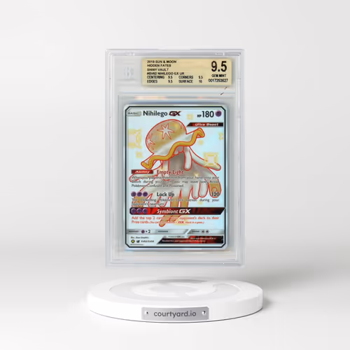 2019 Hidden Fates #SV62 Nihilego GX - Holo (BGS 9.5 GEM MINT)