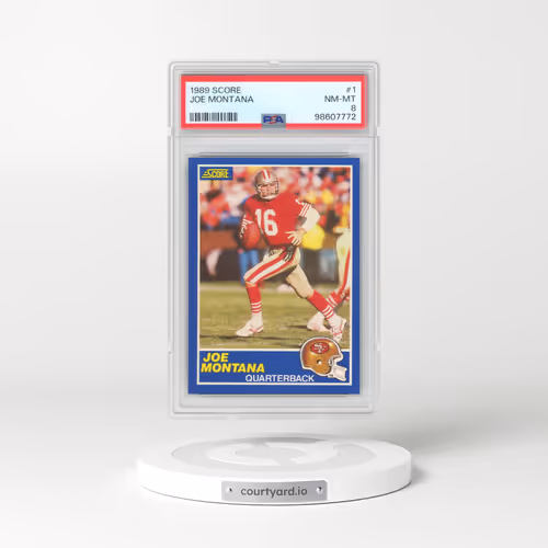 1989 Score #1 Joe Montana (PSA 8 NM-MT)
