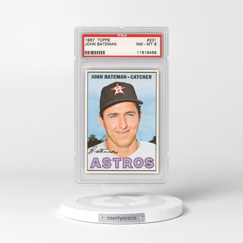 1967 Topps #231 John Bateman (PSA 8 NM-MT)