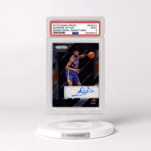 2018 Panini Prizm Sensational Signatures #SSDAY DeAndre Ayton (PSA 9 MINT)