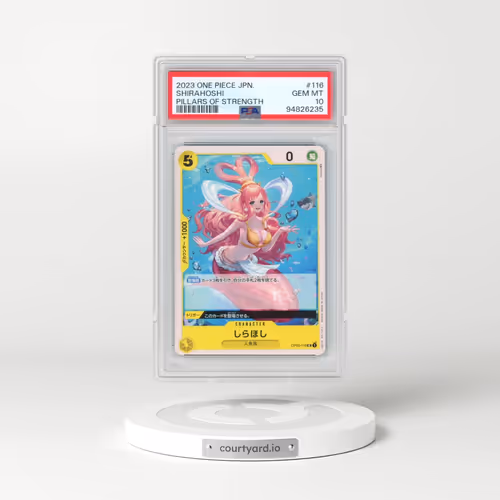 2023 One Piece Japanese OP03-Pillars of Strength #116 Shirahoshi (PSA 10 GEM MINT)