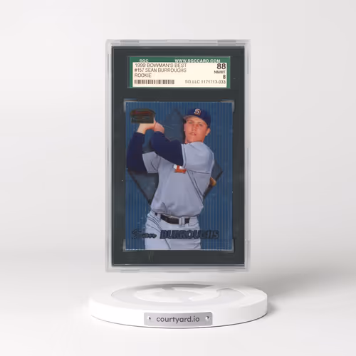 1999 Bowman's Best #157 Sean Burroughs (SGC 8 NM-MT)