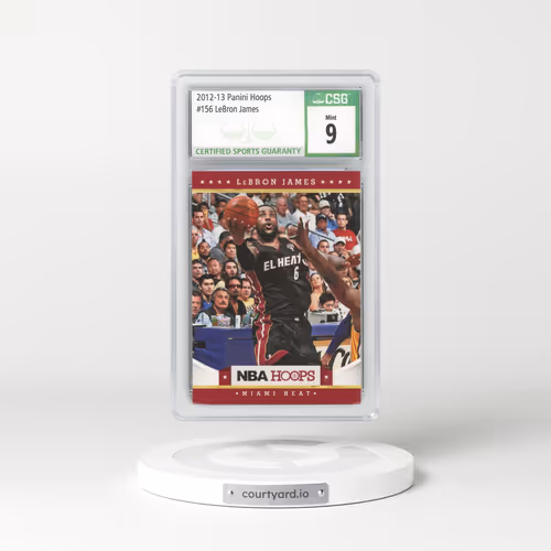 2012 Panini Hoops #156 LeBron James (CSG 9 MINT)