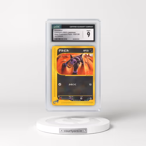 2001 Base Expansion Pack #032/128 Houndour - 1st Edition (CGC 9 MINT)