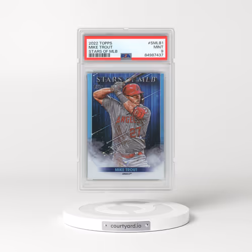 2022 Topps Stars of MLB #SMLB1 Mike Trout (PSA 9 MINT)