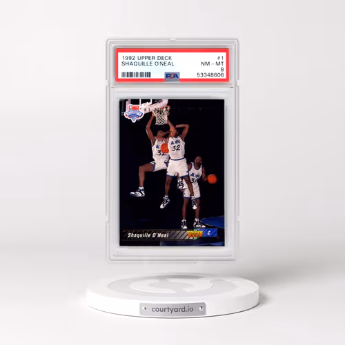 1992 Upper Deck #1 Shaquille O'Neal (PSA 8 NM-MT)