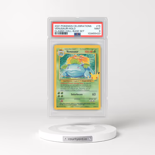 2021 Pokémon Celebrations Classic Collection #15 Venusaur - Holo (PSA 9 MINT)