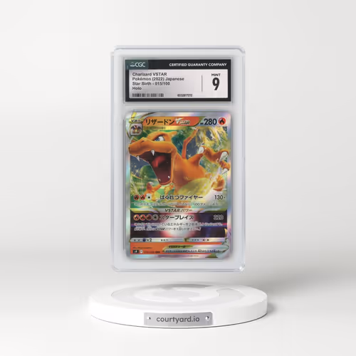 2022 Star Birth #015/100 Charizard VSTAR - Holo (CGC 9 MINT)