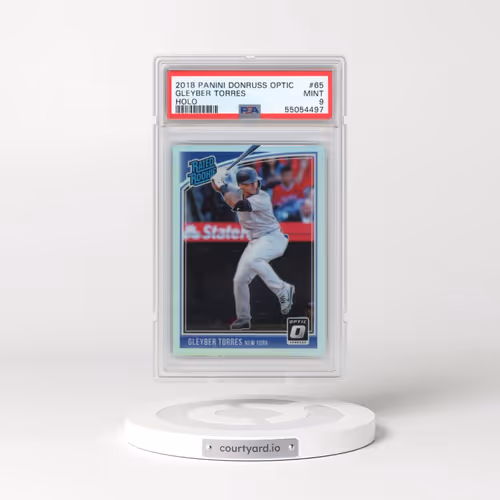 2018 Panini Donruss Optic #65 Gleyber Torres - Holo (PSA 9 MINT)