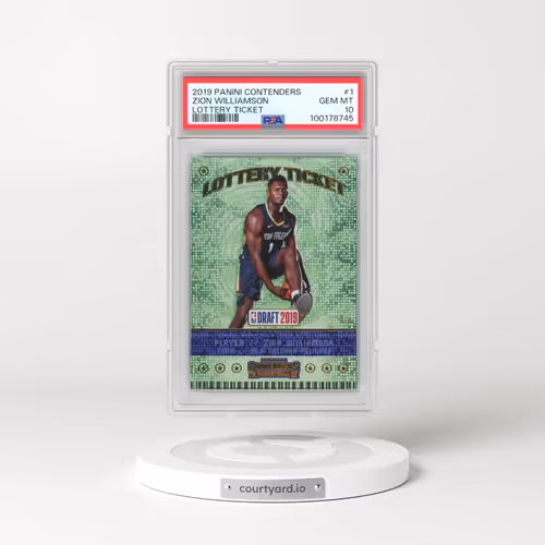 2019 Panini Contenders Lottery Ticket #1 Zion Williamson (PSA 10 GEM MINT)