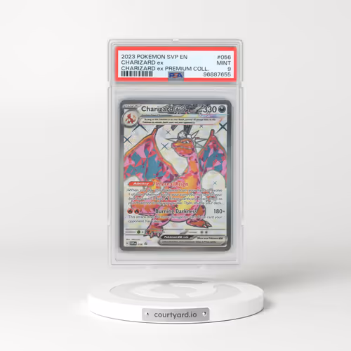 2023 Pokémon Svp EN-SV Black Star Promo #056 Charizard EX - Holo Charizard EX Premium Collection (PSA 9 MINT)