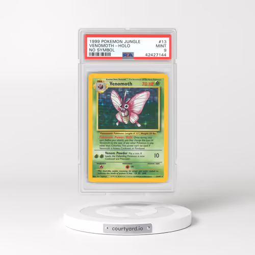1999 Jungle #13 Venomoth - Holo No Symbol (PSA 9 MINT)