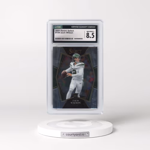 2021 Panini Select #144 Zach Wilson (CGC 8.5 NM-MT+)