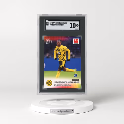 2020 Topps Now Bundesliga #045 Youssoufa Moukoko (SGC 10 GEM MINT)