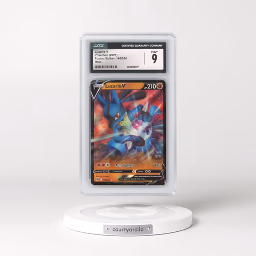 2019 Fusion Strike #146/264 Lucario V - Holo (CGC 9 MINT)
