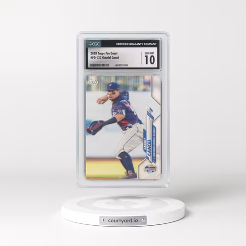 2020 Topps Pro Debut #PD-122 Gabriel Cancel (CGC 10 GEM MINT)