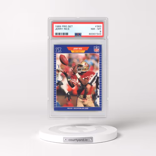 1989 Pro Set #383 Jerry Rice (PSA 8 NM-MT)