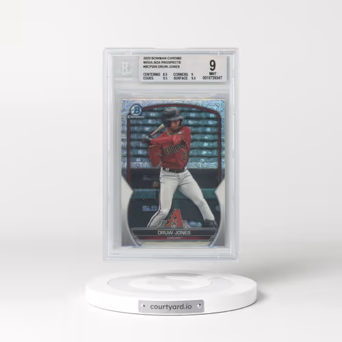 2023 Bowman Mega Box Chrome #249 Druw Jones (BGS 9 MINT)