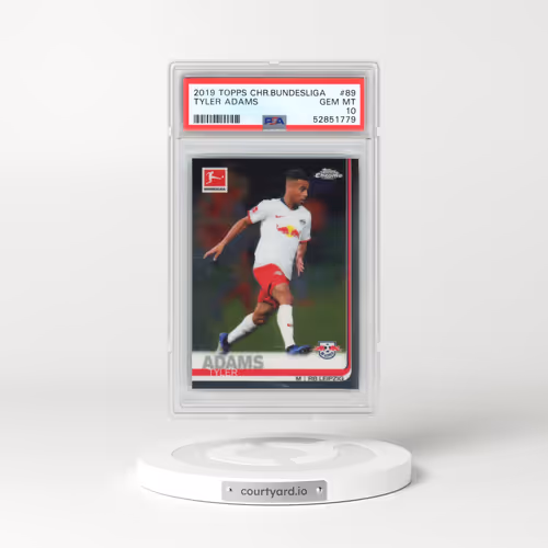2019 Topps Chrome Bundesliga #89 Tyler Adams (PSA 10 GEM MINT)