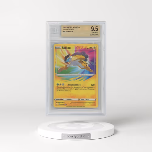 2020 Vivid Voltage #050 Raikou - Amazing Rare (BGS 9.5 GEM MINT)