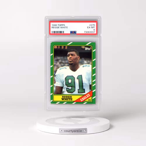 1986 Topps #275 Reggie White (PSA 6 EX-MT)