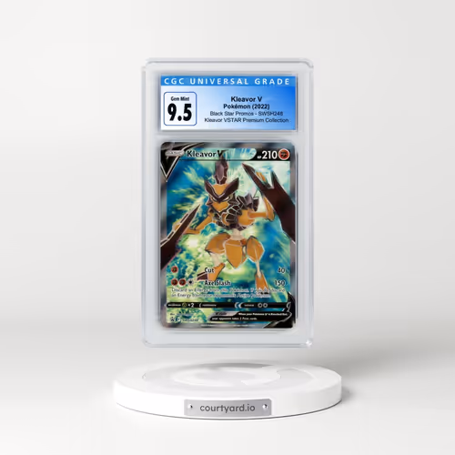 2017 Black Star Promos - Sword & Shield #SWSH248 Kleavor V - Holo Kleavor VSTAR Premium Collection (CGC 10 GEM MINT)