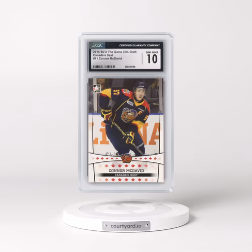 2014 In The Game CHL Draft #11 Connor McDavid (CGC 10 GEM MINT)