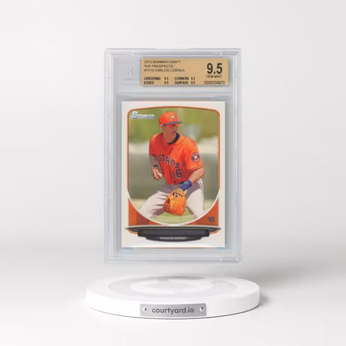 2013 Bowman Draft Picks & Prospects Top Prospects #TP-10 Carlos Correa (BGS 9.5 GEM MINT)