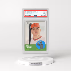 2012 Topps Heritage #207 Mike Trout (PSA 9 MINT)