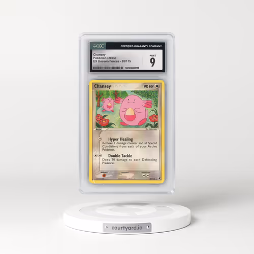 2005 EX Unseen Forces #20/115 Chansey (CGC 9 MINT)