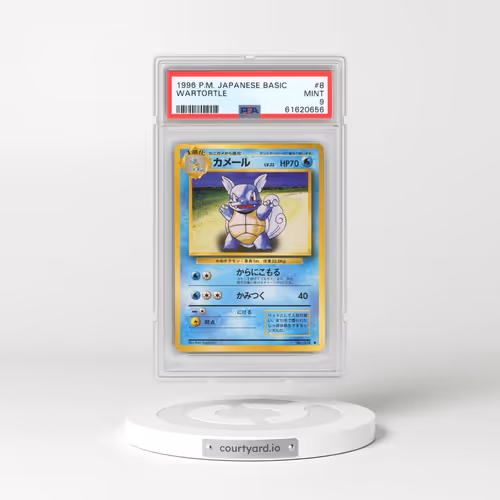 1996 Pokémon Basic #8 Wartortle (PSA 9 MINT)