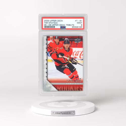 2020 Upper Deck 2005-06 Upper Deck Tribute #T-81 Tim Stutzle (PSA 9 MINT)