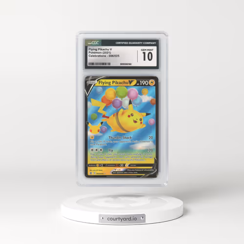 2021 Celebrations #006/025 Flying Pikachu V - Holo (CGC 10 GEM MINT)