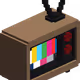 Retro TV Polygon Asset for Sandbox