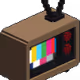 Retro TV sandbox asset