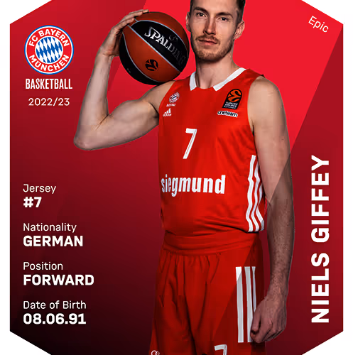 Epic - Niels Giffey - 22/23 Team - The Top Performers - 22/23