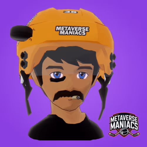 Metaverse Maniacs Hockey Helmet