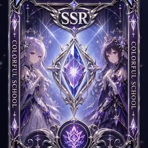Colorful School: Opening Card