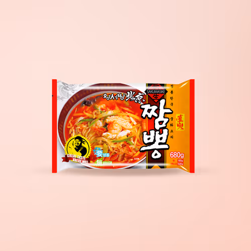 Wang Sobang Noodles Beijing Jjamppong Packaging Design - Feb. 2010