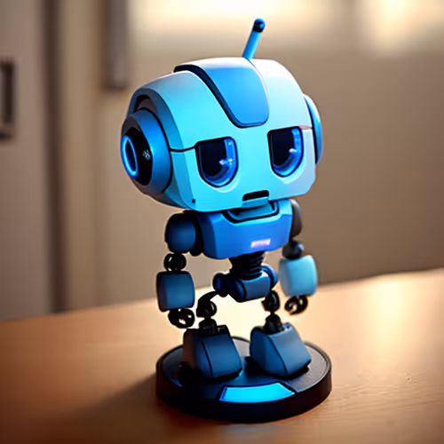 Cute Cyberpunk Robot
