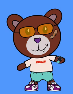 Jolly Teddy Party #3396
