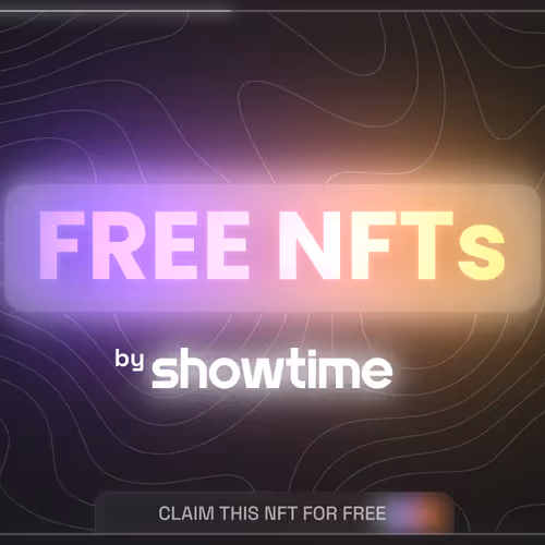 Showtime Launches Free NFTs