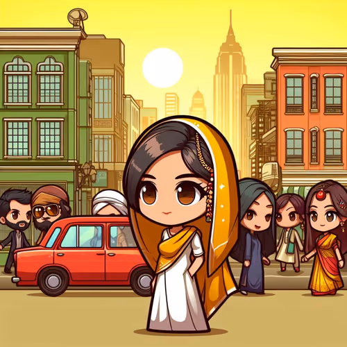 Girl in City