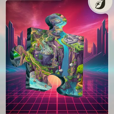 Jasmine Energy Map - Pool Party Puzzle Pieces