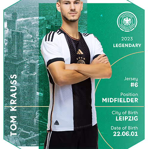 Legendary - Tom Krauß - U21 2023 - 2023 Squad - Men's Under 21s - 2023