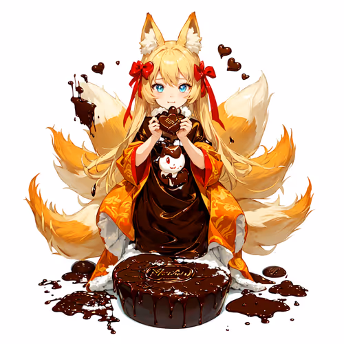Chocolate Fox Girl