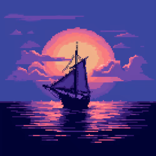 Pixel Haidao Ship