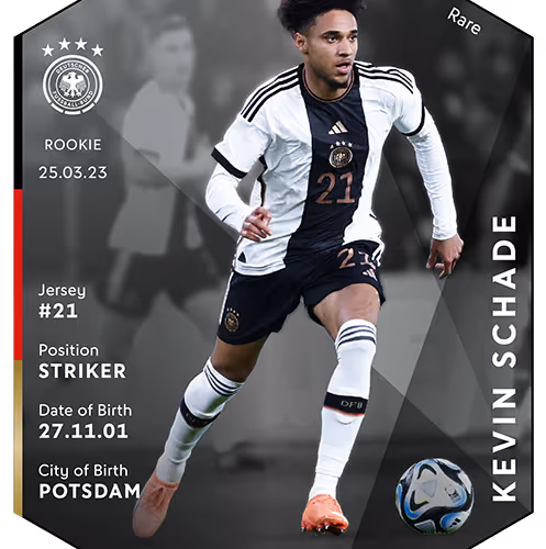 Rare - Kevin Schade - Milestone - Rookie - Men's National Team - 2023