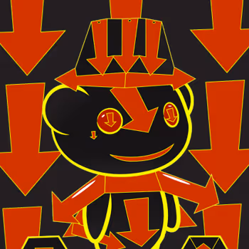 Downvote Master by Charactur x Reddit Collectible Avatars